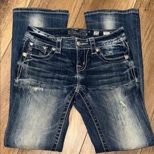 Miss Me Women's Dark Blue Boot Cut Jeans